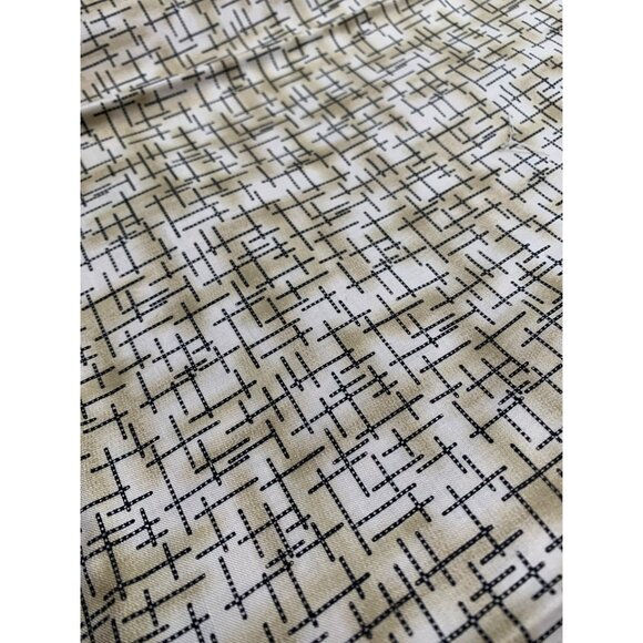 Cotton Fabric with Abstract Line Pattern - 1 Yard 44" wide Quilting Sewing - Picture 4 of 5